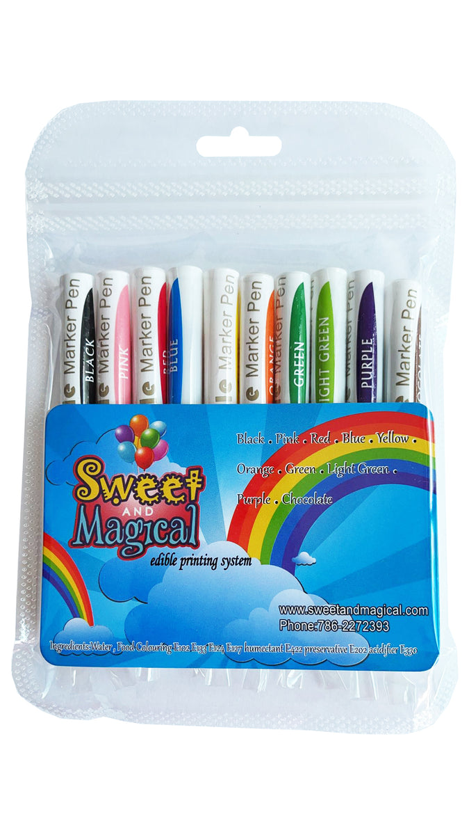 Mini Edible Ink Markers, Sweet and Magical