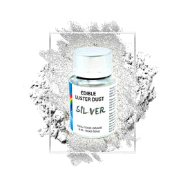 🎁 Silver Edible Luster Dust 15 grams (100% off)