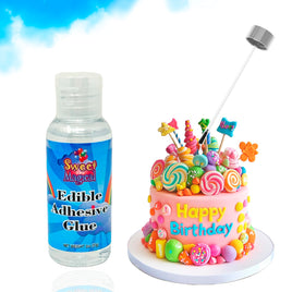 Edible Glue for Decorating Desserts and Cakes