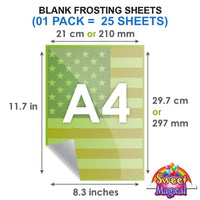 Premium Frosting Sheets (A4 Size)