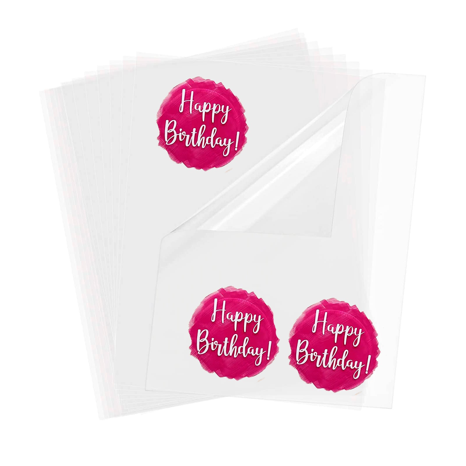 Prime Clear Edible Frosting Sheets (8.5”X11")( 12 sheets) Sweet and